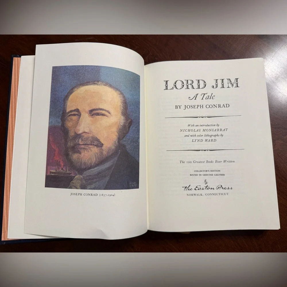 Easton Press Leather Bound Gold Edge Book Conrad Lord Jim